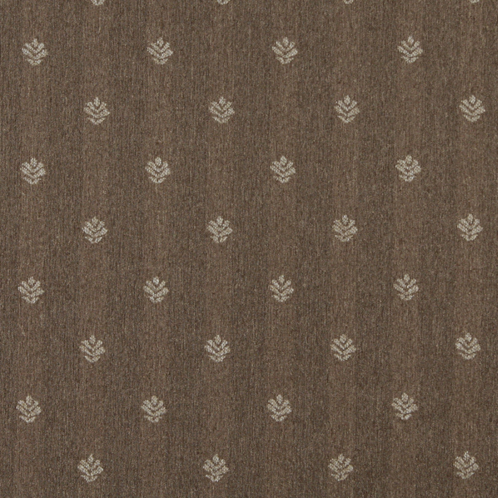 Charlotte Café Leaf Fabric 3603