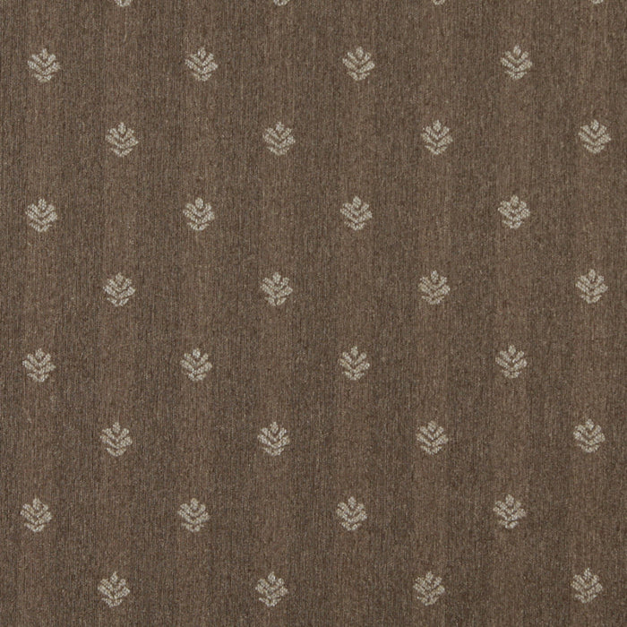 Charlotte Café Leaf Fabric 3603