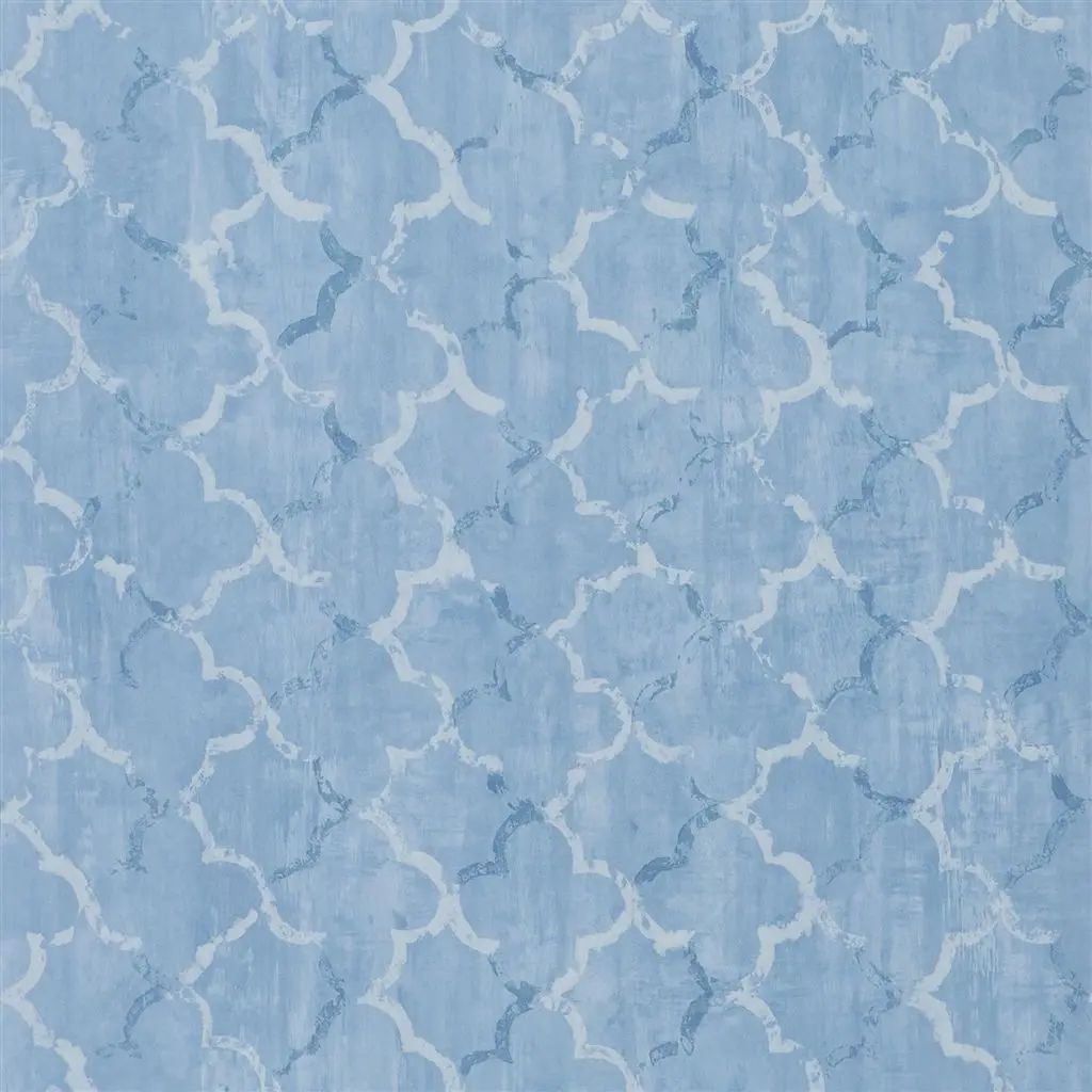 Designers Guild Chinese Trellis Cobalt Wallpaper PDG650/02