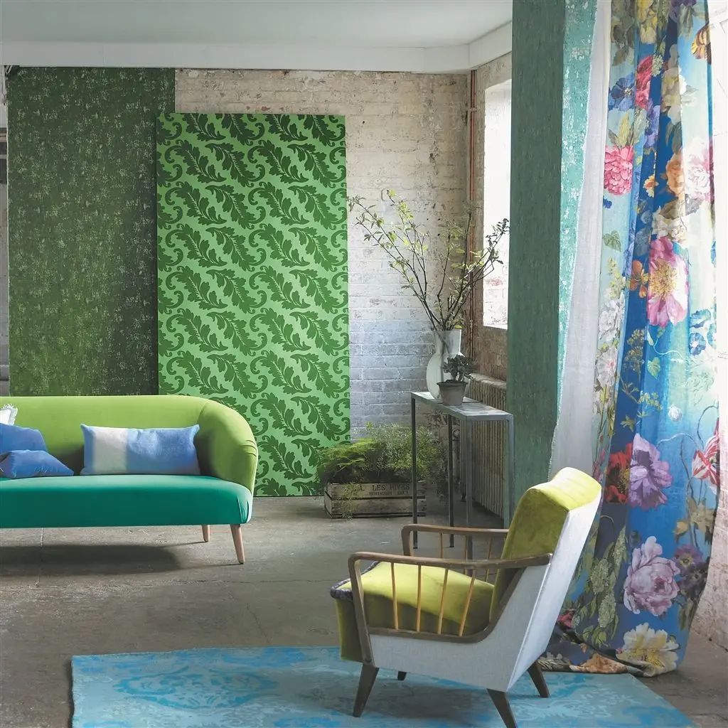 Designers Guild Ardassa Cobalt Wallpaper P621/04