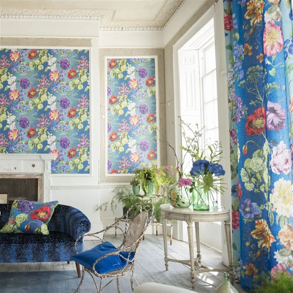 Designers Guild Alexandria Lapis Wallpaper P623/01