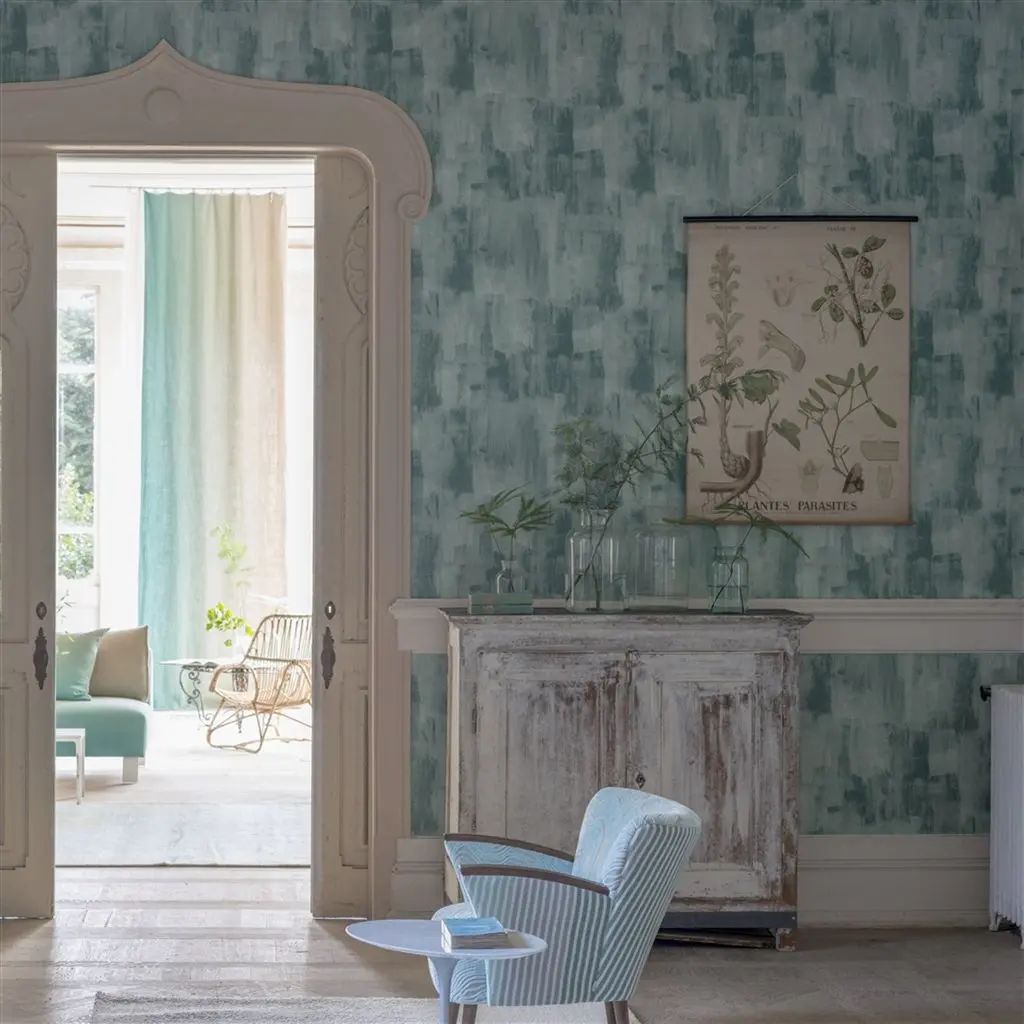 Designers Guild Marmorino Jade Wallpaper PDG653/08