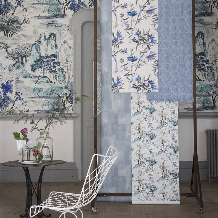 Designers Guild Bamboo Cobalt Wallpaper PDG652/05