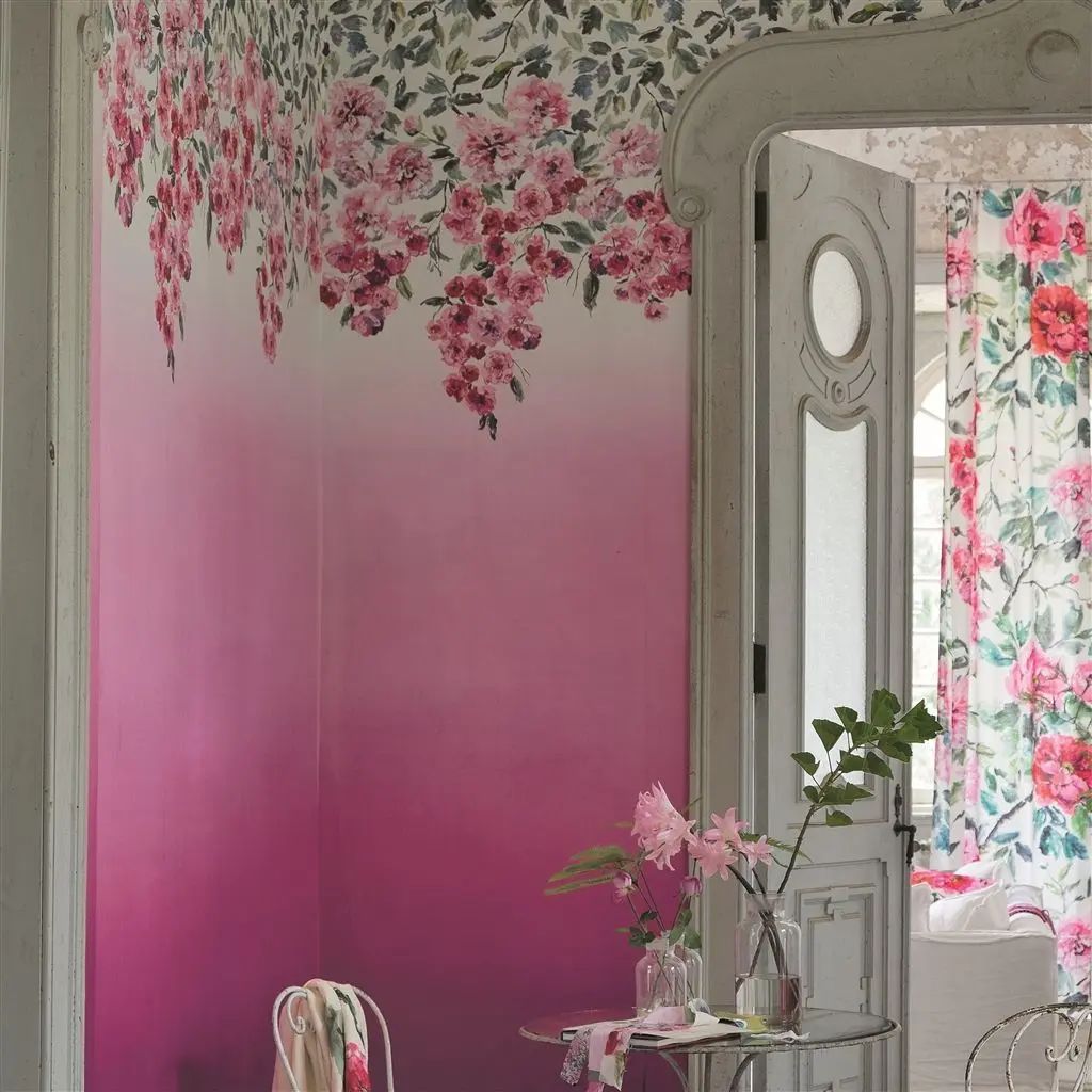 Designers Guild Trailing Rose Peony Wallpaper PDG656/01