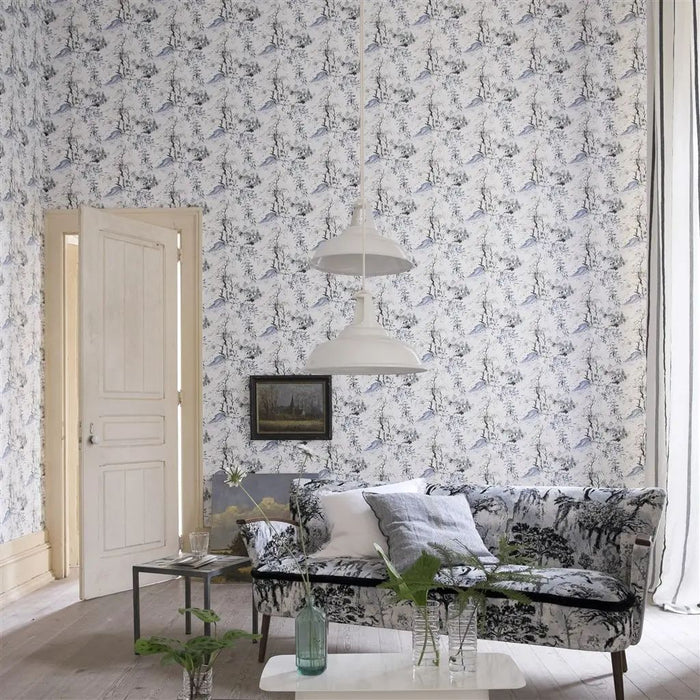 Designers Guild Winter Palace Indigo Wallpaper PDG651/03