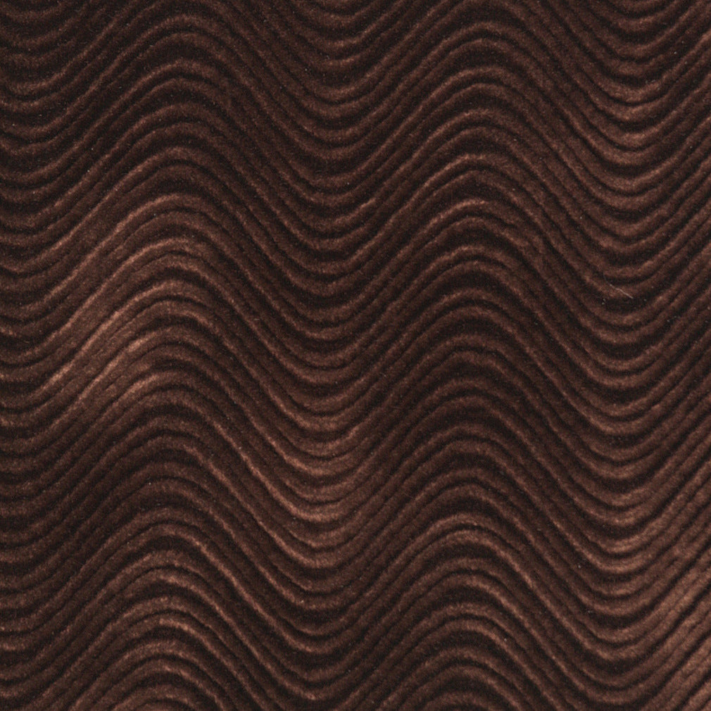 Charlotte Cocoa Swirl Fabric Sample 3849