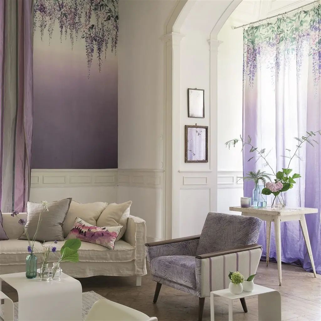 Designers Guild Summer Palace Grape Wallpaper PDG657/02