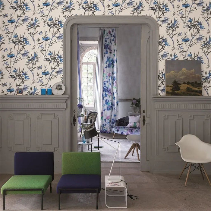 Designers Guild Bamboo Cobalt Wallpaper PDG652/05