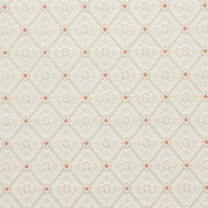 Charlotte Coral Diamond Fabric Sample 4139