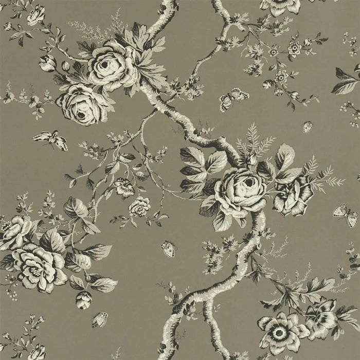 Ralph Lauren Ashfield Floral Gun Metal Gunmetal Wallpaper PRL027/04