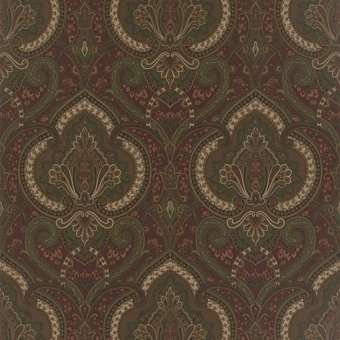 Ralph Lauren Castlehead Paisley Chestnut Wallpaper PRL037/02