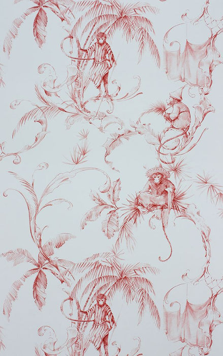 Nina Campbell Barbary Toile 04 Wallpaper NCW4205-04