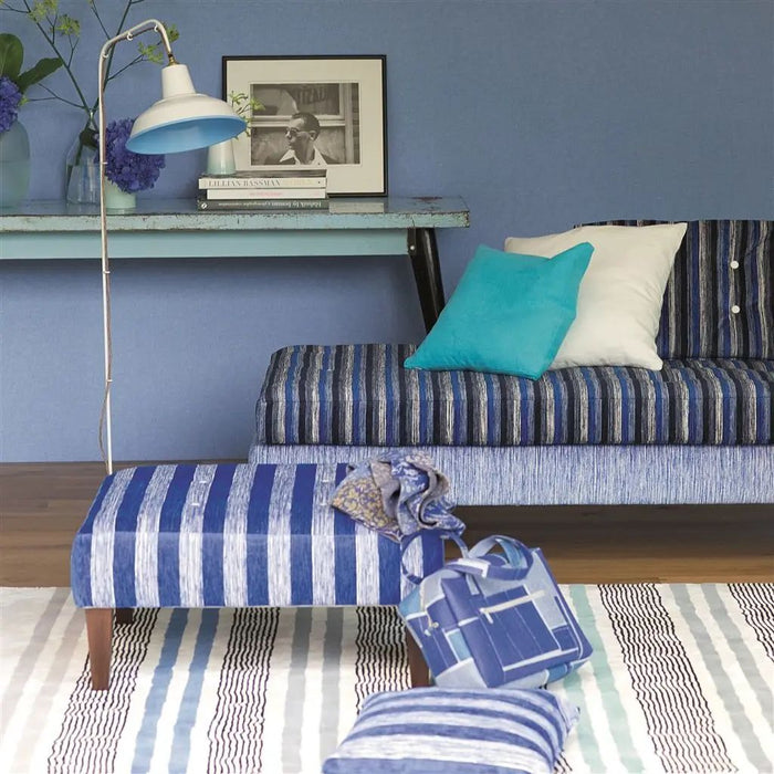 Designers Guild Salerno Cobalt Fabric F1893/07