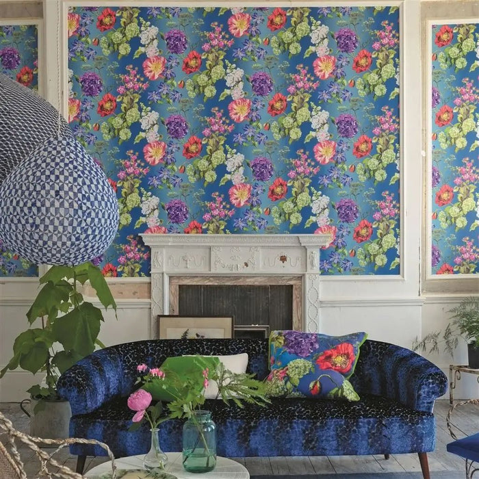 Designers Guild Alexandria Lapis Wallpaper P623/01