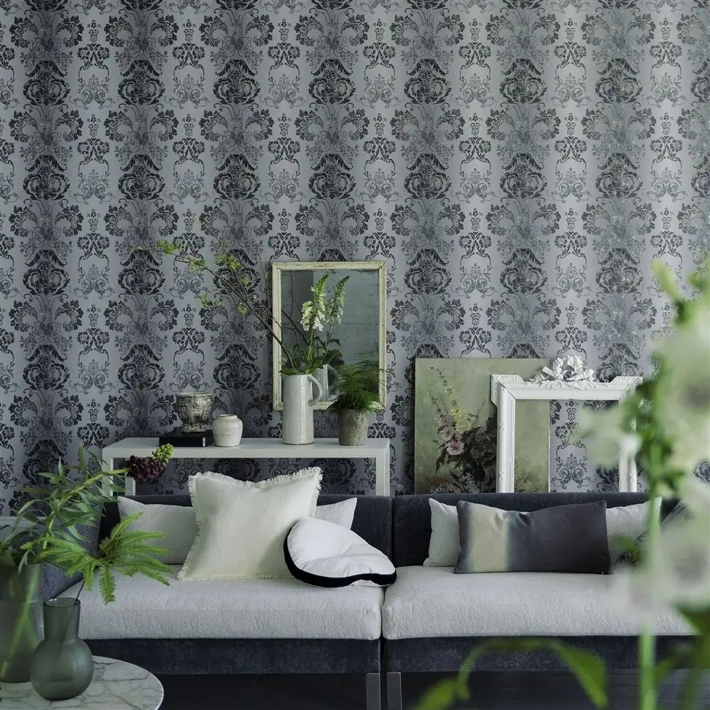 Designers Guild Kashgar Graphite Wallpaper P619/06