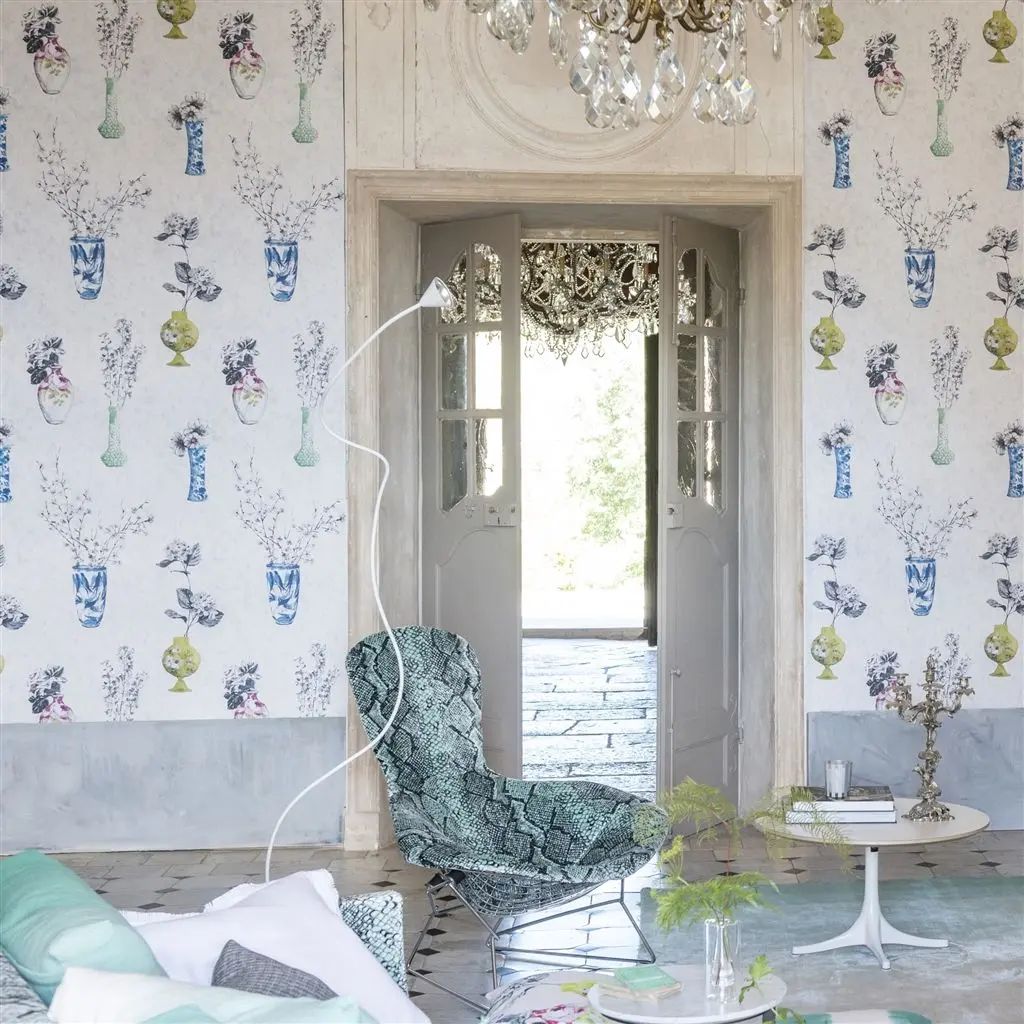 Designers Guild Celeste Porcelain Wallpaper P611/01