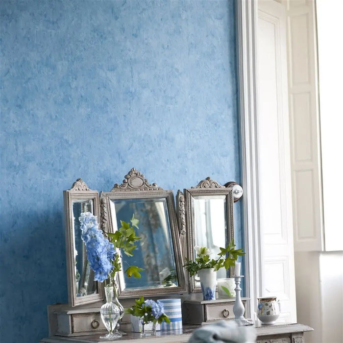 Designers Guild Ellora Turquoise Wallpaper P559/10