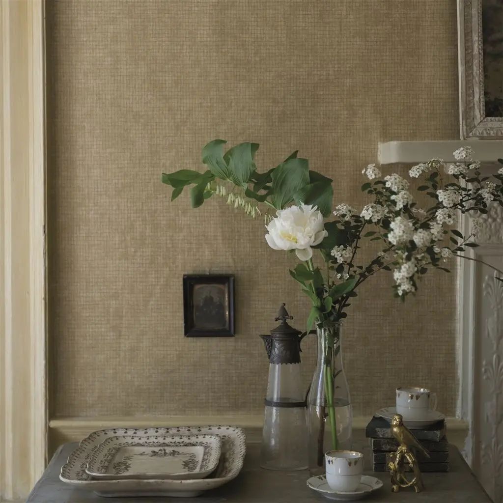 Designers Guild Tesserae Silver Wallpaper P596/05