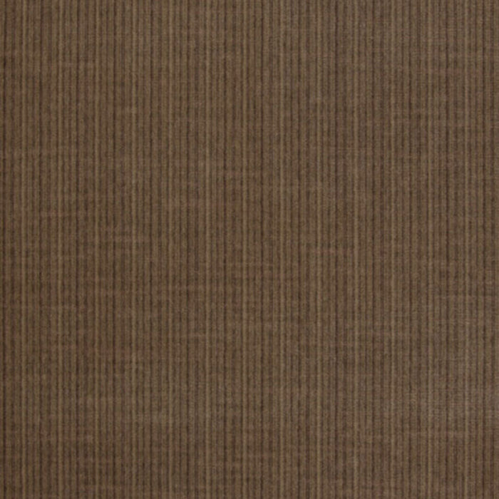 Schumacher Antique Strie Velvet Taupe Fabric Sample 43042