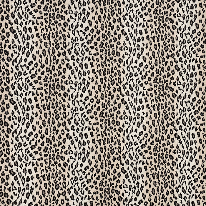 Schumacher Safari Epingle Snow Leopard Fabric Sample 43182