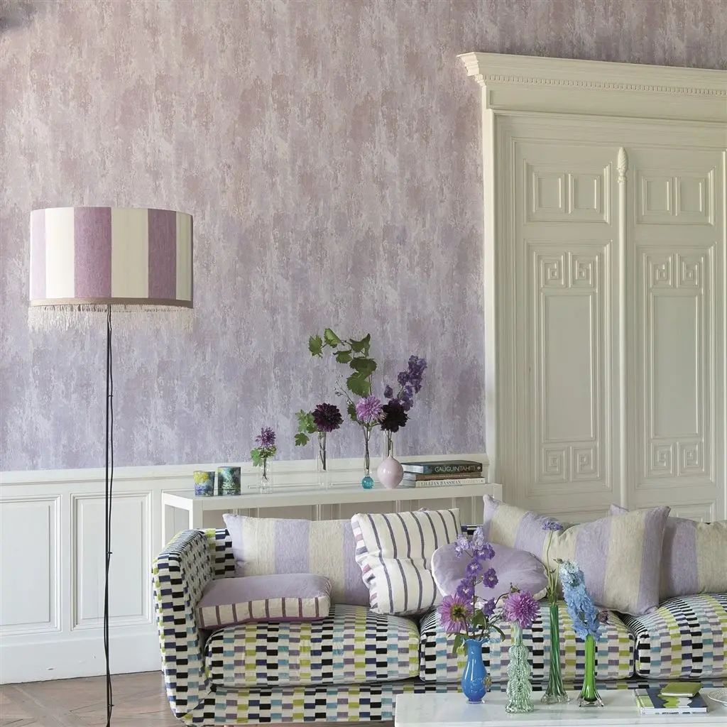 Designers Guild Ajanta Fuchsia Wallpaper P555/16