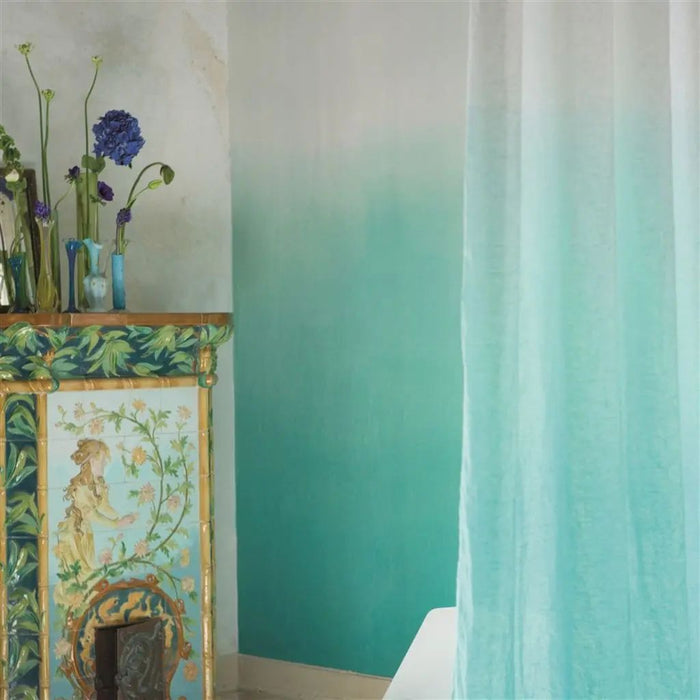 Designers Guild Saraille Aqua Wallpaper P600/04