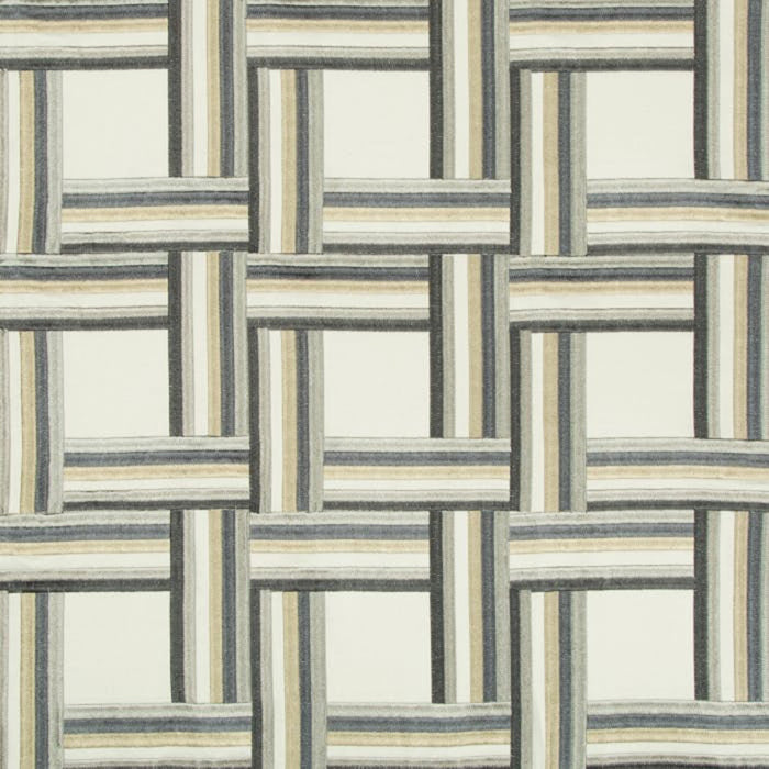 Kravet Couture Front Row Steel Blue Fabric 4449.511.0