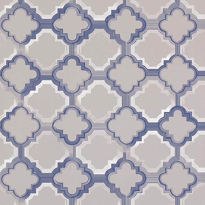 Osborne & Little Quatrefoil 1 Wallpaper W6599-01