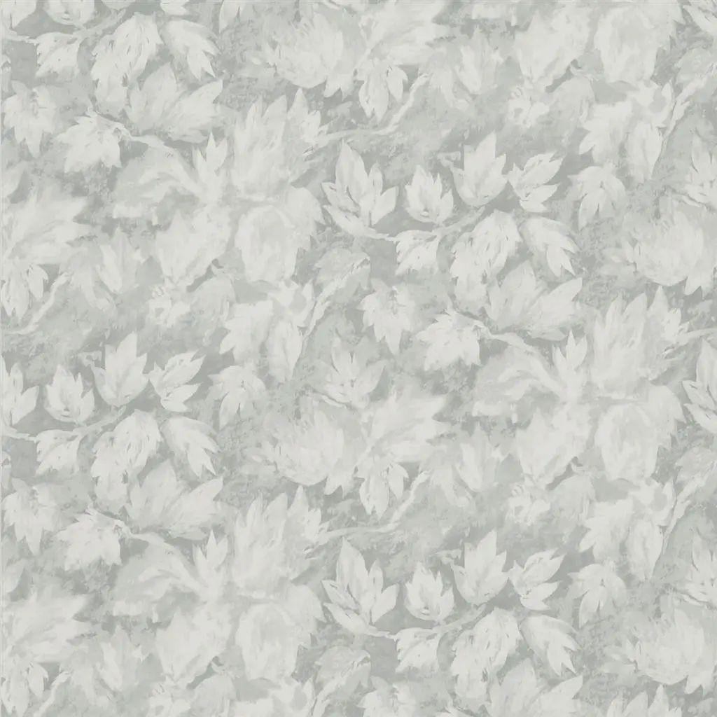 Designers Guild Fresco Leaf Silver Wallpaper PDG679/03