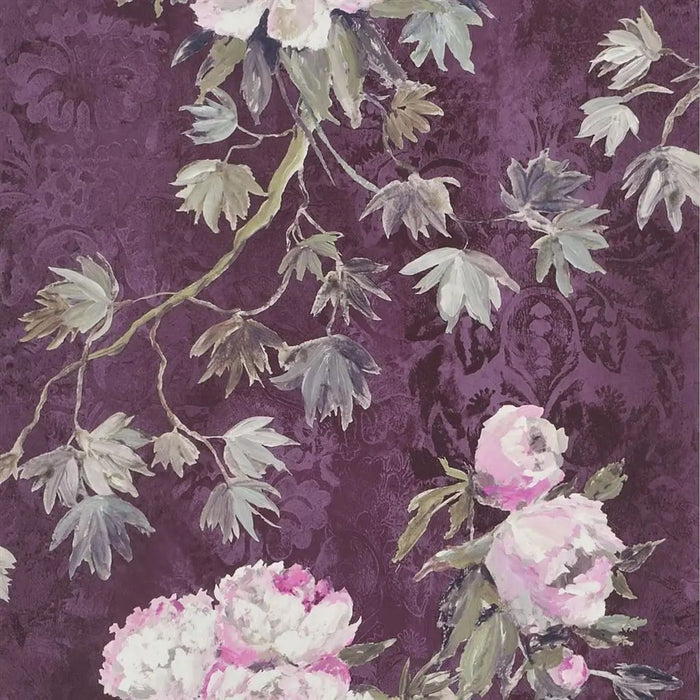 Designers Guild Floreale Damson Wallpaper PDG673/04