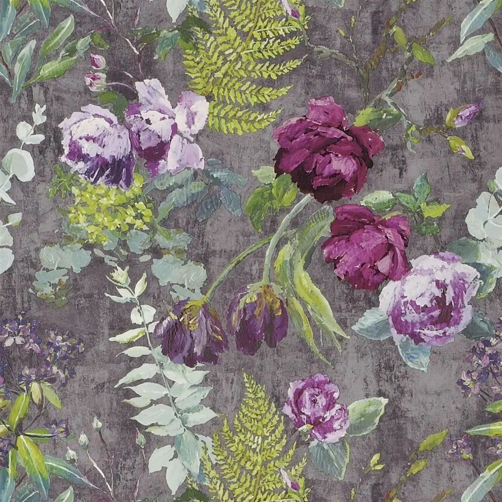 Designers Guild Tulipani Amethyst Wallpaper PDG678/02