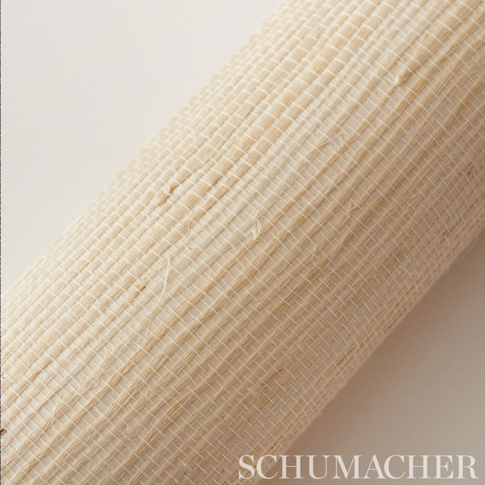 Schumacher Sango Jute Natural Wallpaper 5002120