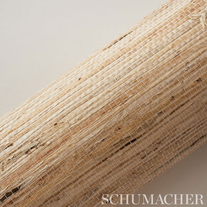 Schumacher Sonota Arrowroot Oatmeal Wallpaper 5002710