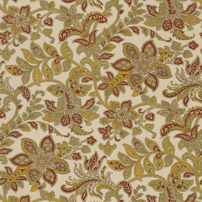 Schumacher Corsini Paisley Patina Wallpaper 5004071