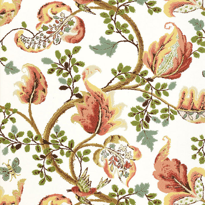 Schumacher Fox Hollow Ivory Wallpaper 5004104