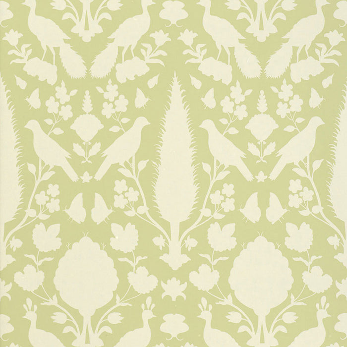 Schumacher Chenonceau Sage Wallpaper 5004120