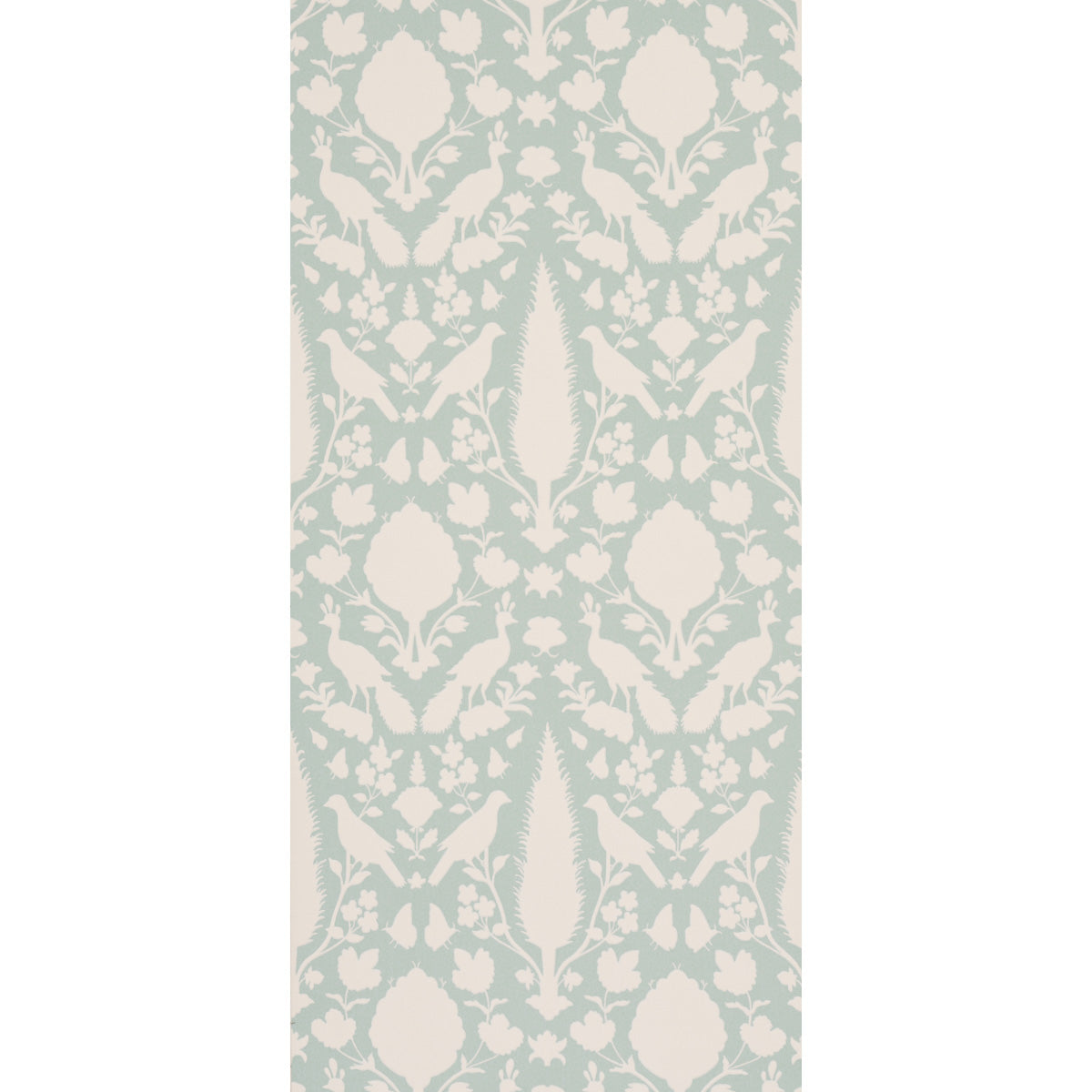 Schumacher Chenonceau Aquamarine Wallpaper 5004122