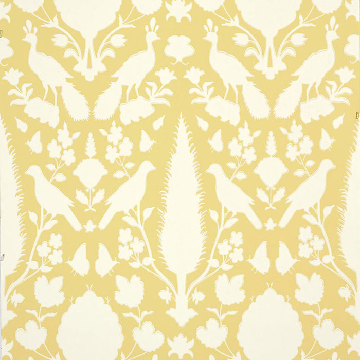 Schumacher Chenonceau Buttercup Wallpaper 5004126