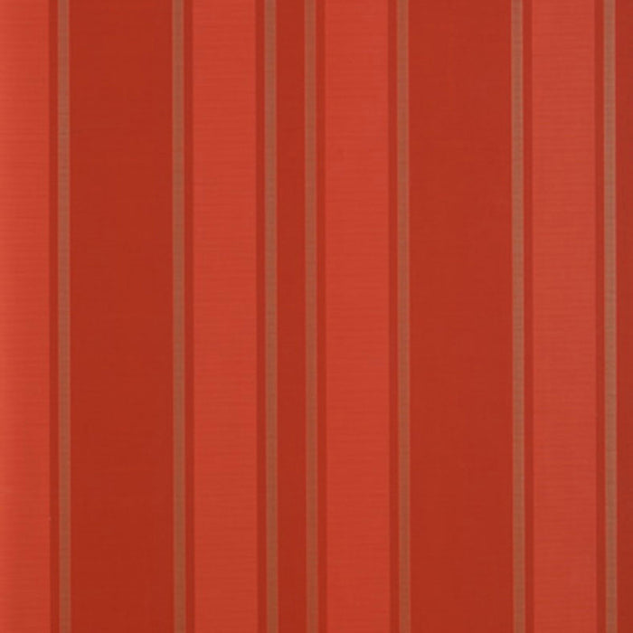 Schumacher Morgan Stripe Coral Wallpaper 5004563