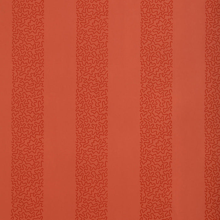 Schumacher Beekman Stripe Coral Wallpaper 5004572