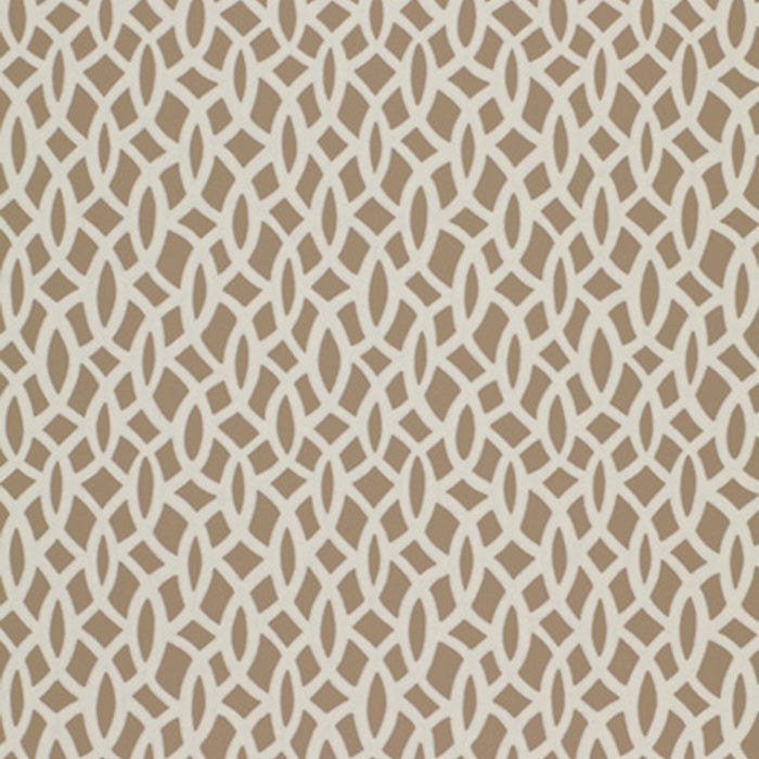 Schumacher Chain Link Flax Wallpaper 5004753