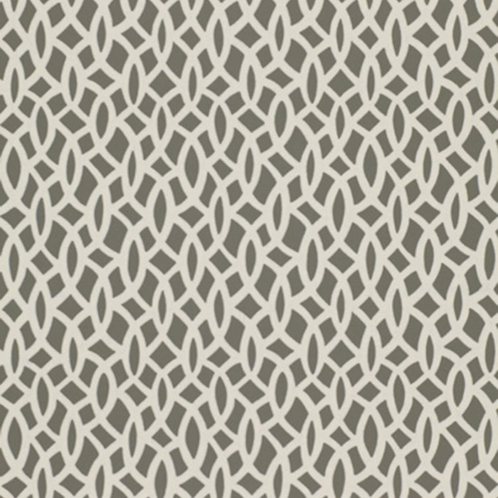 Schumacher Chain Link Charcoal Wallpaper 5004754