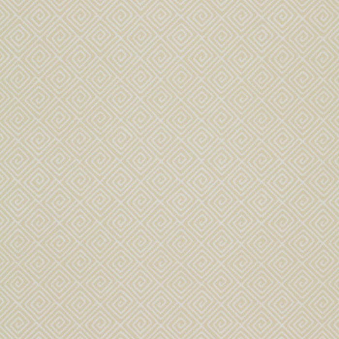 Schumacher Greek Key Bone Wallpaper 5004760