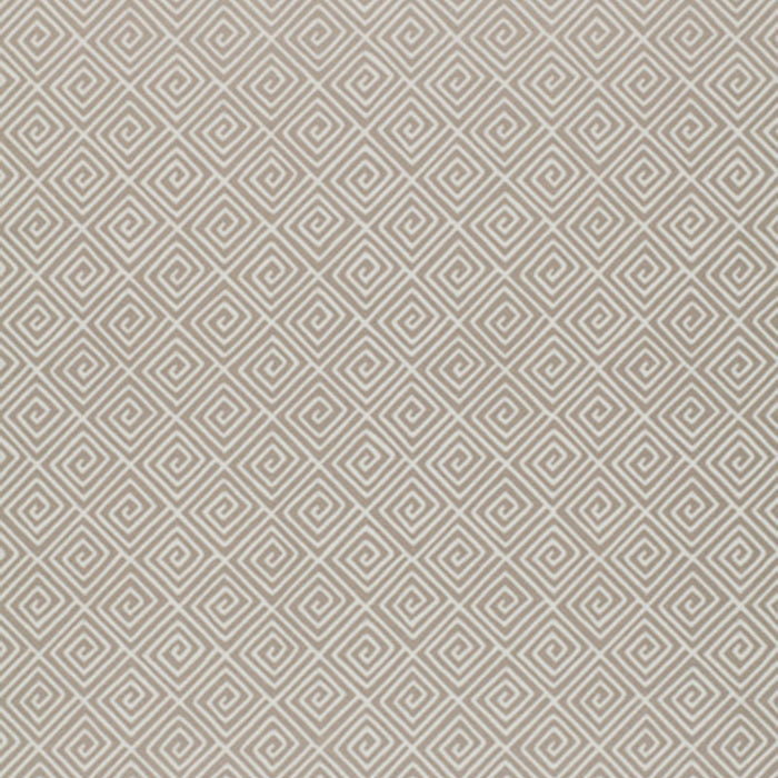 Schumacher Greek Key Silver Wallpaper 5004762