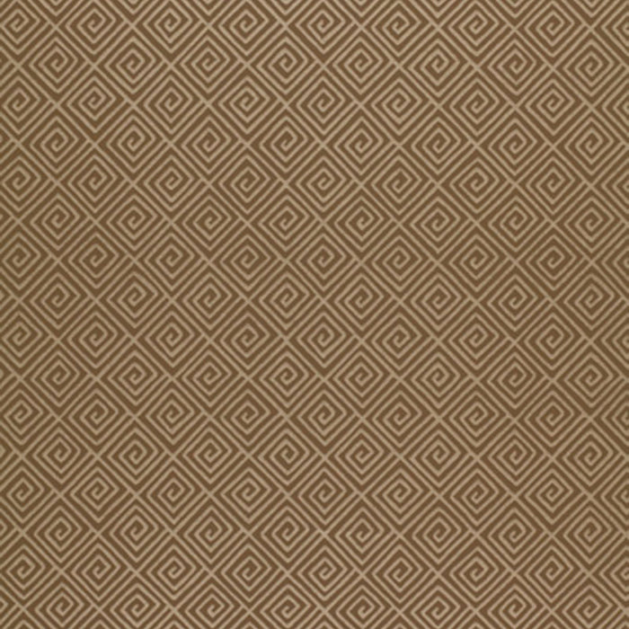 Schumacher Greek Key Mink Wallpaper 5004763