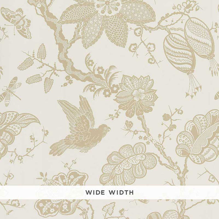 Schumacher Bali Vine Sandstone Wallpaper 5005001