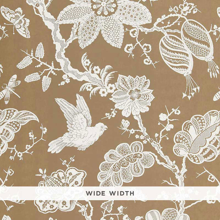 Schumacher Bali Vine Mocha Wallpaper 5005002