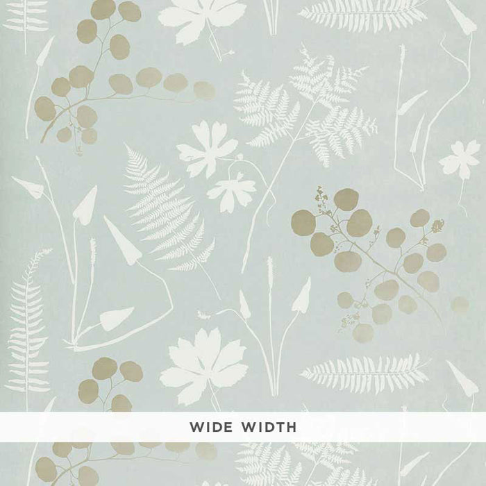 Schumacher Modern Botanical Slate Wallpaper 5005011