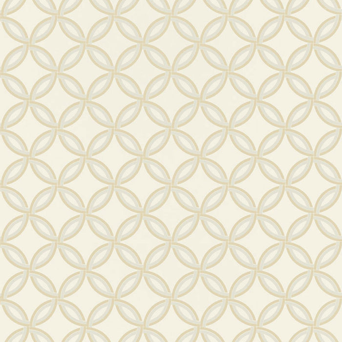 Schumacher Spherica Parchment Wallpaper 5005130