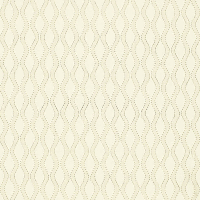 Schumacher Ribbon Wave Bone Wallpaper 5005160